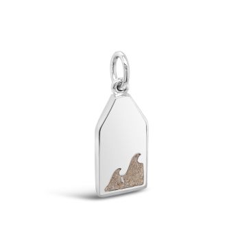 Collectible Travel Treasures Customizable Wave Tag Charm