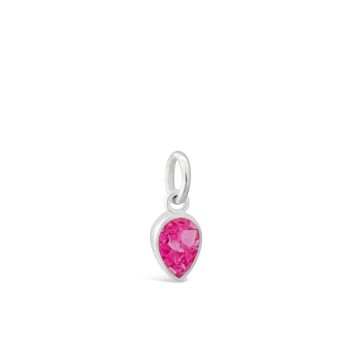 Collectible Travel Treasures Customizable Inverted Teardrop Charm