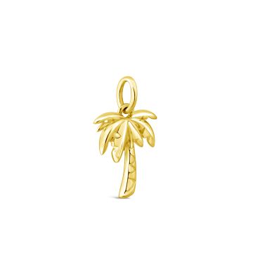 Collectible Travel Treasures Palm Tree Charm - 14k Gold Vermeil