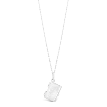 Travel Treasures Necklace - Passport Charm