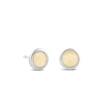 Birth Month Shell Dune Drop Studs - December - Jingle Shell