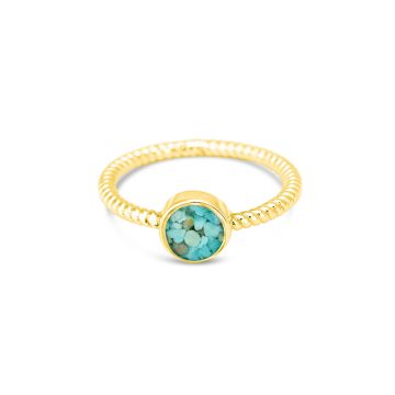 Rope Stacker Ring - 14K Yellow Gold