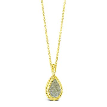Modern Mermaid Necklace by Captain Kate - 14k Gold Vermeil - Diamond Gradient