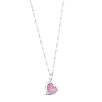 Dune x 4ocean Breast Cancer Awareness Heart Necklace