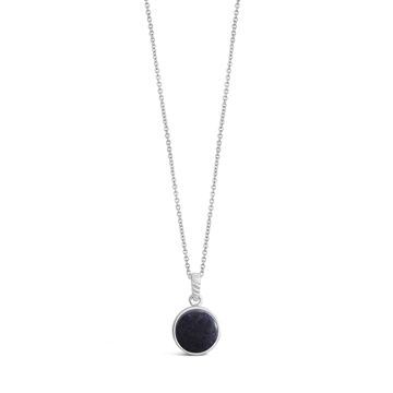 Bespoke Round Necklace - Blue Sandstone