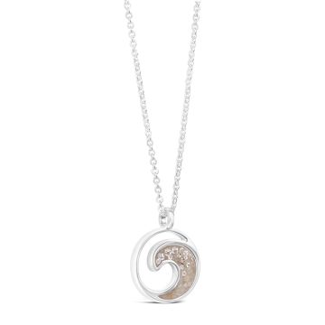 Wave Necklace - Diamond Gradient