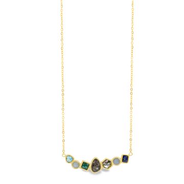 &earth - Earthbound Stationary Necklace - Gold