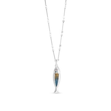 Minnow Necklace - Dune Silver - Alaska Gold Rush Gradient