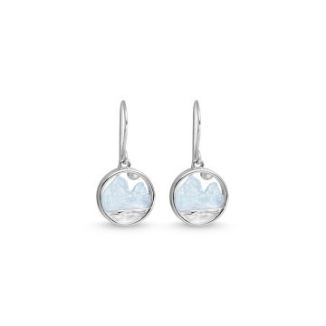 Glacier Gem Mountain Bay Earrings - Aquamarine