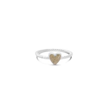 Rope Stacker Ring Heart | Dune Jewelry
