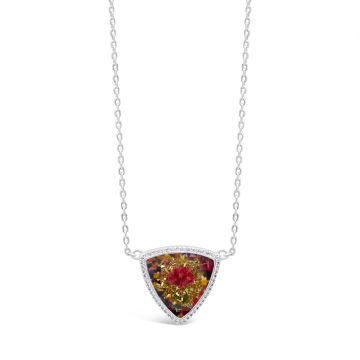 Silver Screen Collection - Enchanted Rose Trillion Necklace