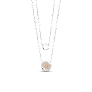 Water Clover Double Strand Necklace by Christine Kesteloo