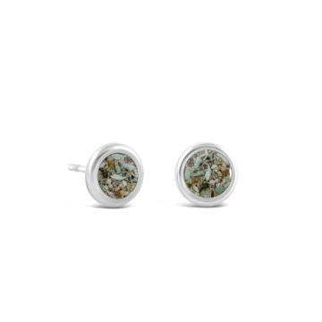 Birth Month Shell Dune Drop Studs - September - Limpet Shell