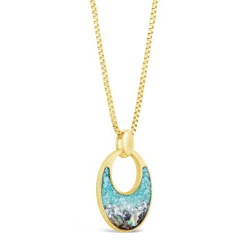 &earth - Deep Ocean Necklace - Gold