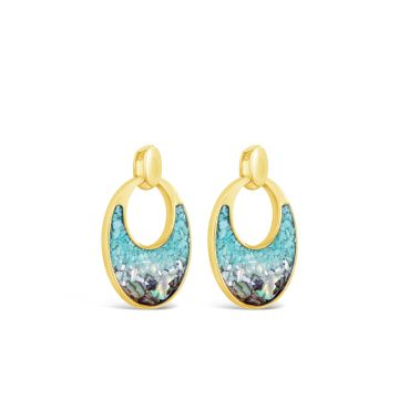 &earth - Deep Ocean Earrings - Gold