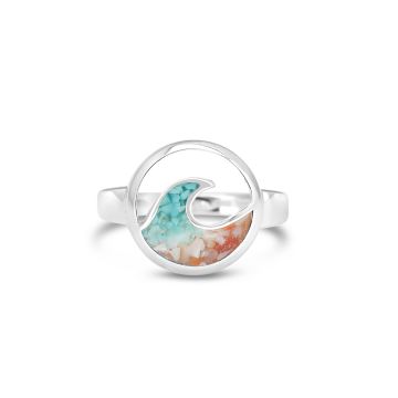 BC - Cresting Wave Ring - Ocean Gradient