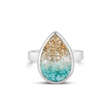 BC - Teardrop Ring - Ocean Gradient
