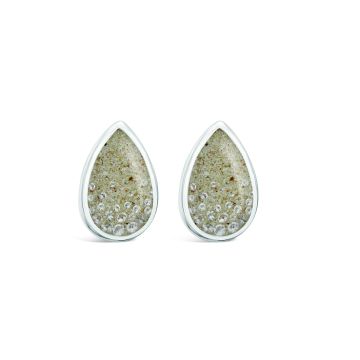 BC - Teardrop Stud Earrings - Diamond Gradient