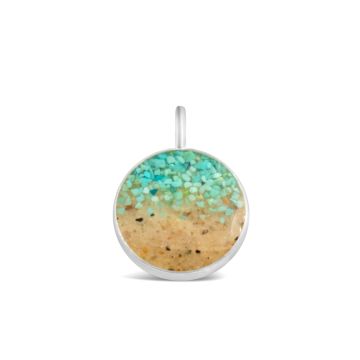 Beach Charm - Round - Turquoise Gradient