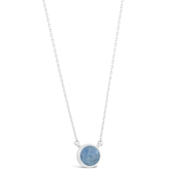 Birth Month Power Stone Necklace - September - Sapphire