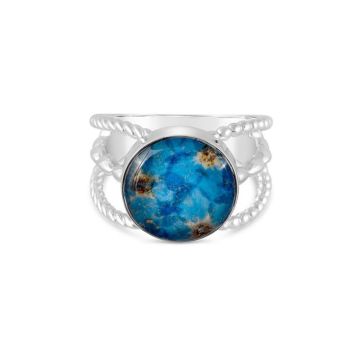 What is the best jewelry for a beach wedding? Handcrafted and personalized sterling silver boho ring featuring one large bezel filled with sand and earth elements. Beach jewelry. Custom stone, sand, and shell ring.