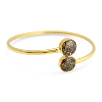 Twisty Bypass Cuff - Yellow Gold | The Original Beach Sand Jewelry Co. | Dune Jewelry