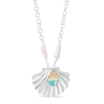 Coastal Shell Necklace - Ocean Gradient