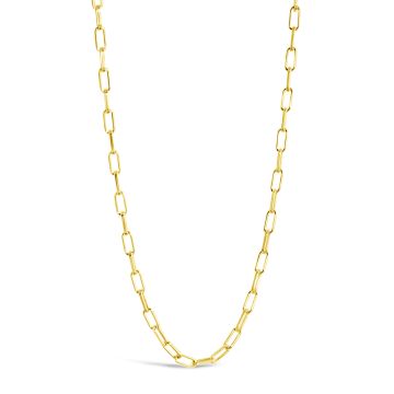 Collectible Travel Treasures Paper Clip Chain - Adjustable - 14k Gold Vermeil