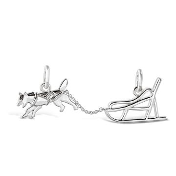 Collectible Travel Treasures™ Sled Dog Charm