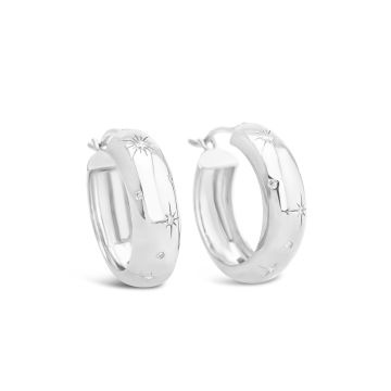 Cosmos Hoop Earrings by Camille Kostek