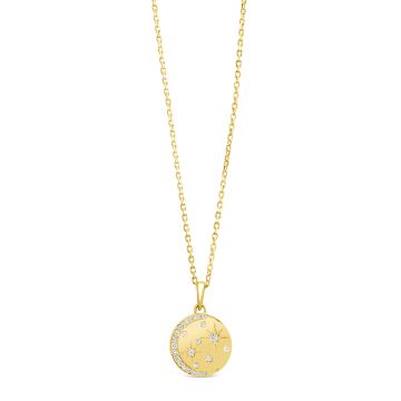 Cosmos Necklace by Camille Kostek - 14k Gold Vermeil