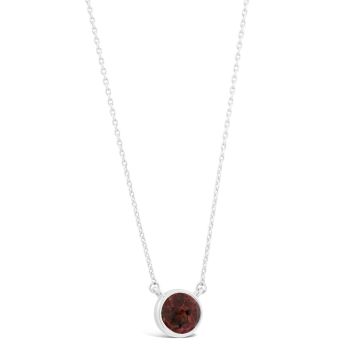 Birth Month Power Stone Necklace - January - Garnet