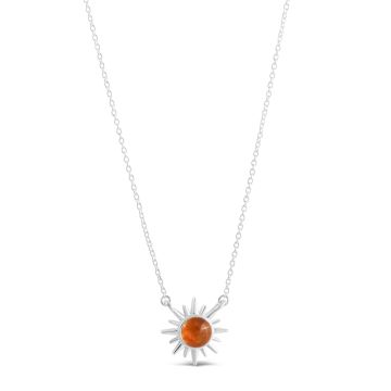 Delicate Dune Sunburst Necklace