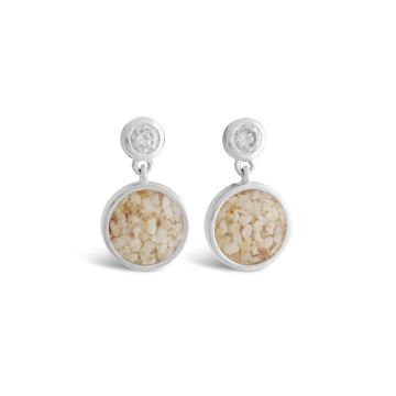 Diamond Solara Drop Earrings - Sterling