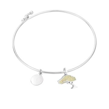 Divi Tree Shaped Bangle - Sterling Silver | Dune Jewelry