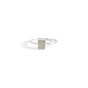 Geometric Stacker Ring - Square