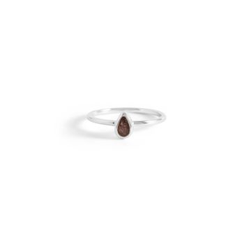 Geometric Stacker Ring - Teardrop