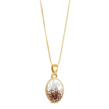 Sandrop Necklace - Gold - Mother of Pearl Gradient