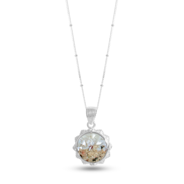 Halo Necklace - Mother of Pearl Gradient