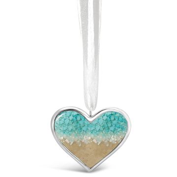 Heart Ornament - Ocean Gradient