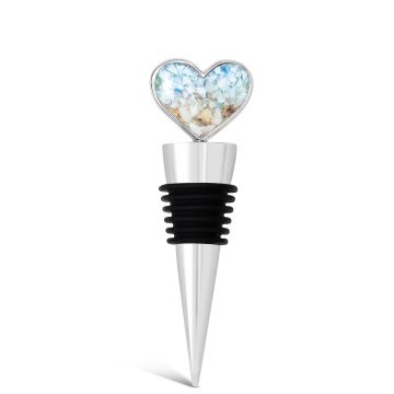 Dune x 4ocean Heart Wine Stopper - Hawaii Blue