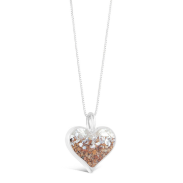 Heart of Sand Necklace - Mother of Pearl Gradient