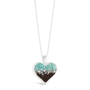 Heart of Sand Necklace - Ocean Gradient