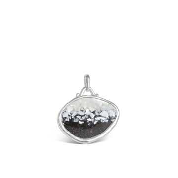 Lagoon Pendant - Dune Silver - Mother of Pearl Gradient