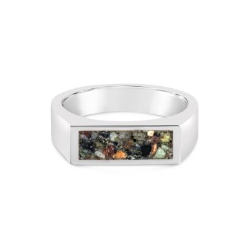 Mens Sterling Silver Wedding Band | The Original Beach Sand Jewelry Co. | Dune Jewelry