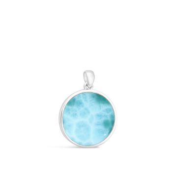The Mediterranean Pendant - Larimar