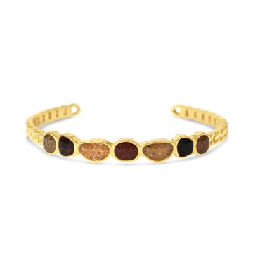 &earth - Mia Tierra Cuff Bracelet - Gold