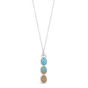 Milan Drop Necklace - Turquoise Gradient