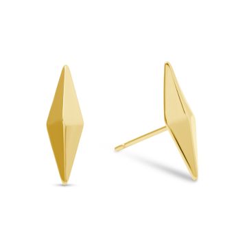 Mi Tesoro - Rivet Stud Earrings - Gold