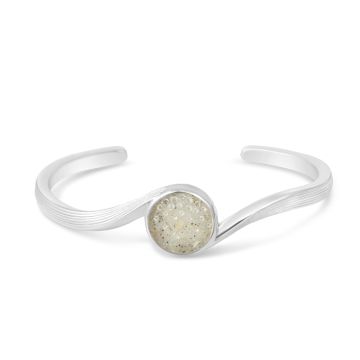 Ocean Waves Cuff Bracelet - Diamond Gradient
